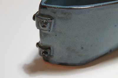 Close up of ceramic work